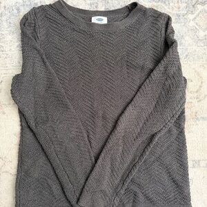 Old Navy Charcoal Knit Sweater